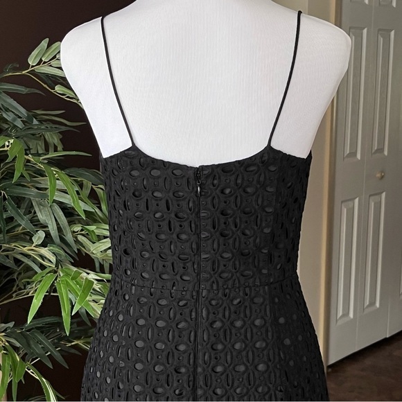 Banana Republic Black Spaghetti Strap Dress Size 2 - Picture 6 of 11